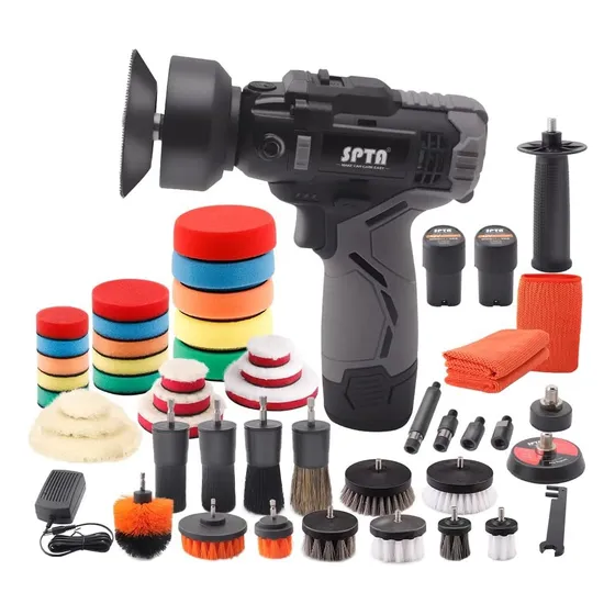 Pulidora Inalámbrica De 12v P/automóvil Bat Litio 2000 Mah