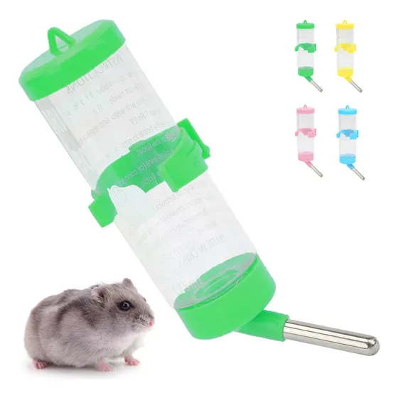 Bebedero Para Hamster Ardilla Cuyo Y Pequeños Roedores 125ml Color