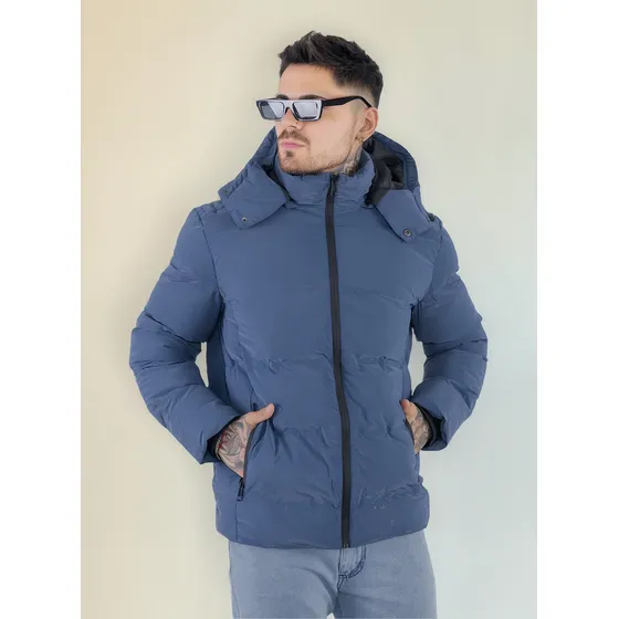 Campera Inflable Super Termica Alpina C/capucha