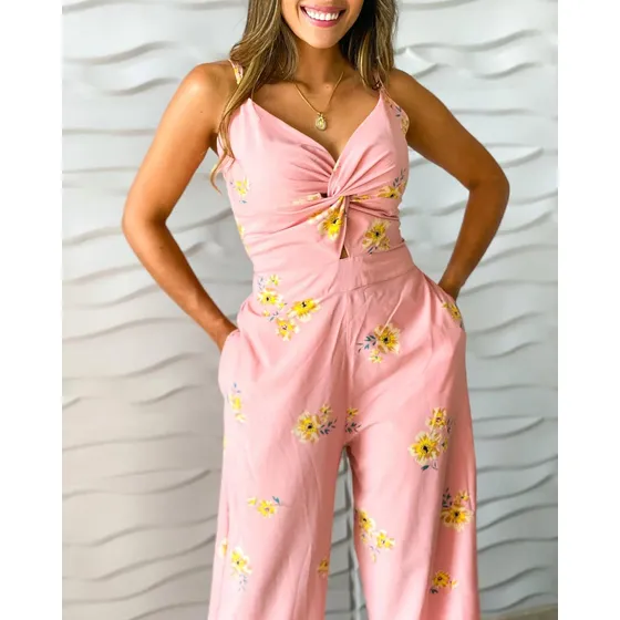 Enterizo Braga De Dama Casual Y Estampado