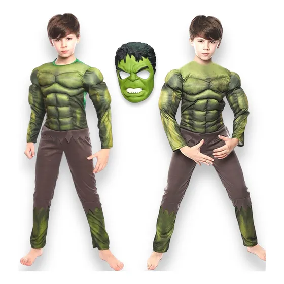 Disfraz Hulk - Disfraz Super Heroes - Disfraz Hulk Musculoso