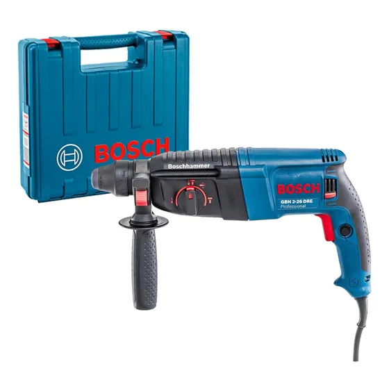 Rotomartillo Cincelador Bosch 800w Sds Plus Hecho Alemania Color Azul Frecuencia 60