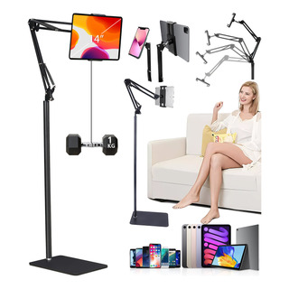 Soporte Suelo Ajustable De 360 Grados Para iPad O Teléfono Soporte Suelo Ajustable De 360 Grados Para iPad O Teléfono
