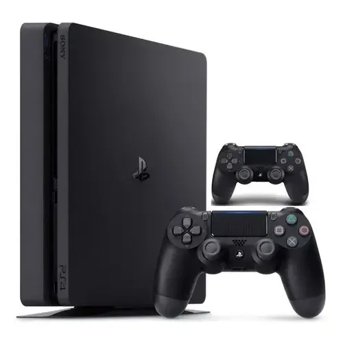 Playstation 4 Slim 500gb - 2 Joystick - Fortnite Color Negro | Cuotas sin interés