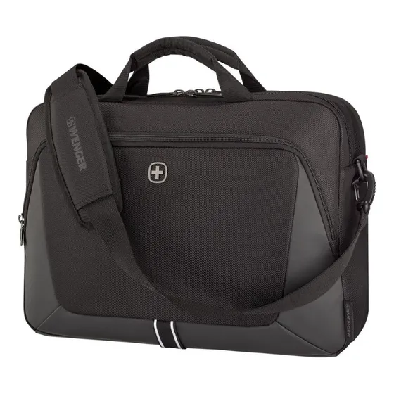 Maletín Xe Brief 16'' Color Negro, Wenger Color Negro Diseño de la tela Lisa