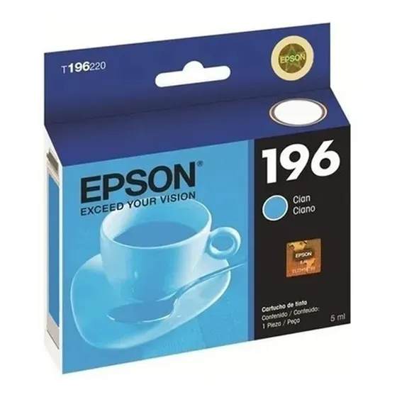 Cartucho Epson T196220 Cyan Xp101 104 201 204 211 401 411