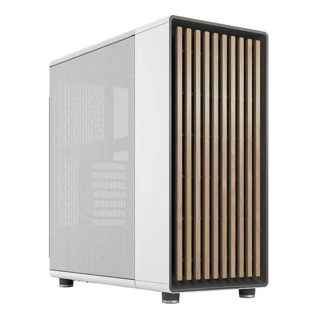 Fractal Design North Chalk White - Genuine Oak Wood Front...