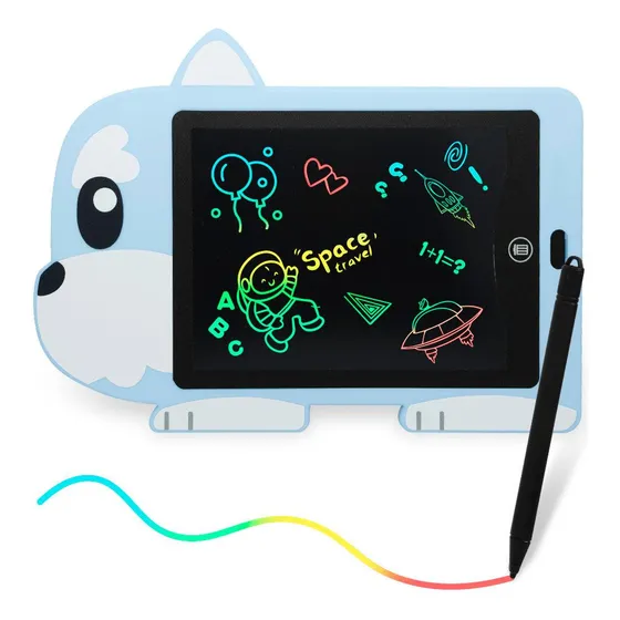 Tablet Pizarra Lcd Diseño Perro Celeste Hd2