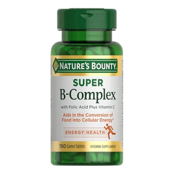 Complejo Nature's Bounty Super B Con Vitamina C Y