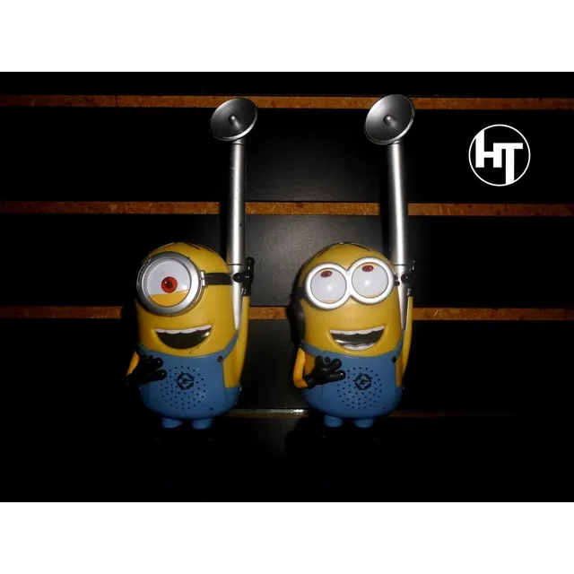 Walkie Talkies Minions Stuart Y Dave, Ekids, 9 Pulgadas
