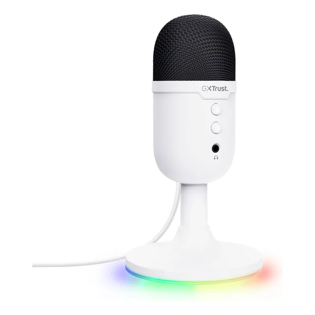Trust 25374 Microfono Gaming Gxt234 Yunix Usb White