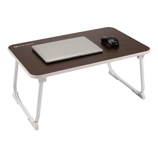 Mesa Cama Para Laptop Portatil Regazo Soporte Sillon Piernas Color Nuez
