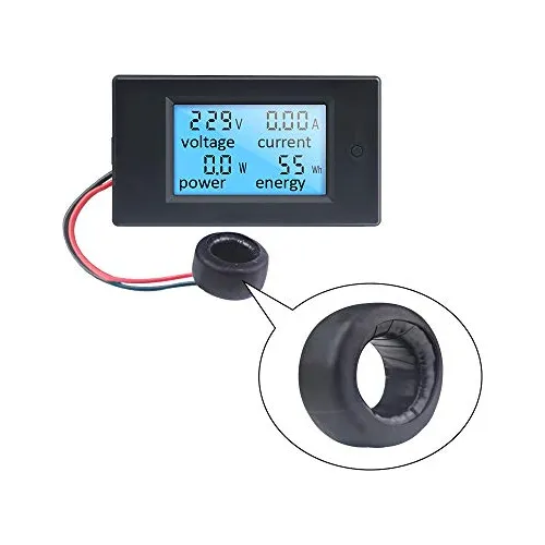 5 Kt Pantalla Lcd Digital Volt Amp Meter Vatimetro Medidor 7