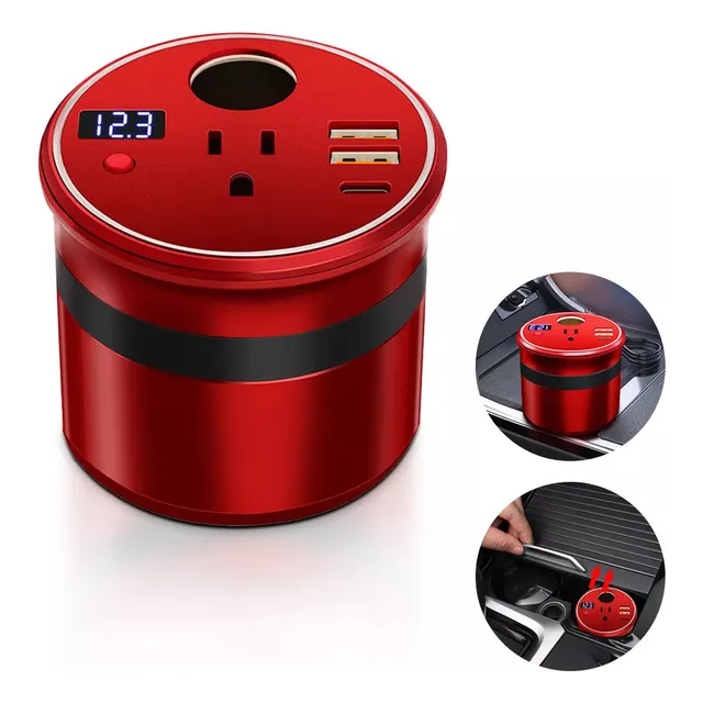 Convertidor De Corriente Auto Para Auto 300w