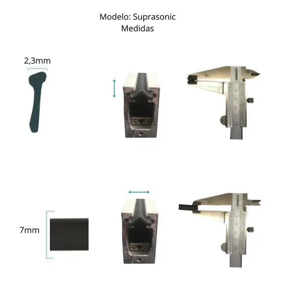 Borracha De Vedação Para Régua Digital - Supra Sonic