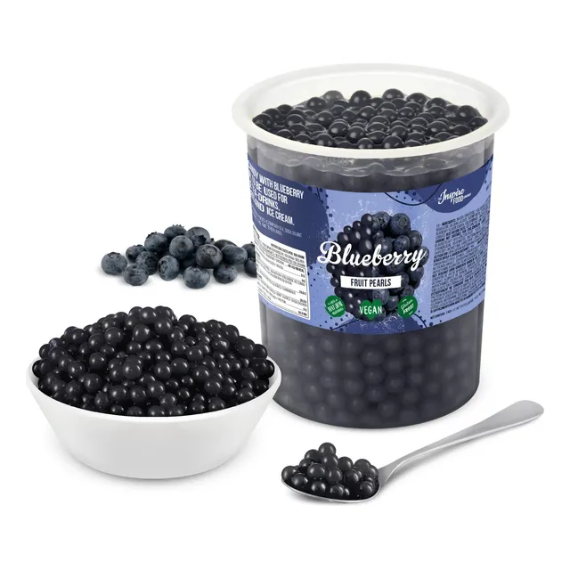 Popping Boba Bubble Tea Chá Sabor Blueberry/mirtillo 3,4kg