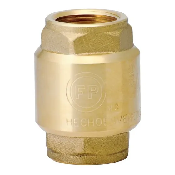 Valvula Check 2 1/2 Pulgada Bronce Pesada C/m Med. Fp