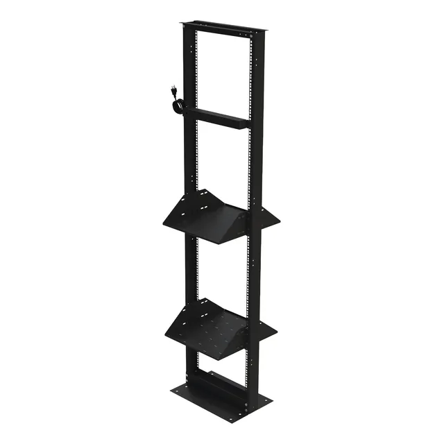 Kit De Rack Estándar 19 , 45 Ur Con 2 Charolas  Y Pdu (8