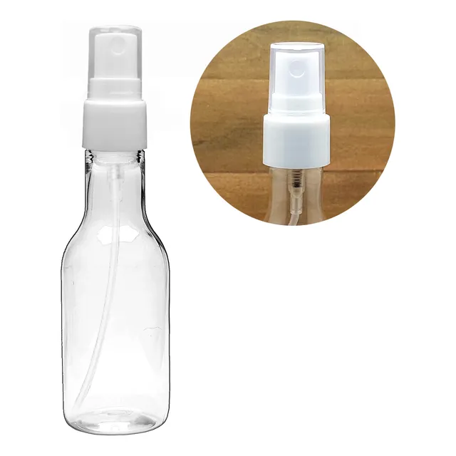 50 Frascos Pet 50 Ml Garrafinha Spray Borrifador Perfume