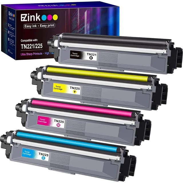 E-z Ink Reemplazo De Tóner Tn221 Tn225 Impresora Brother 4pz