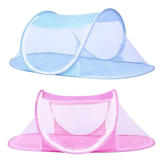 Mosquitero Portátil Ovalado Plegable Para Bebes Cuna Siesta 