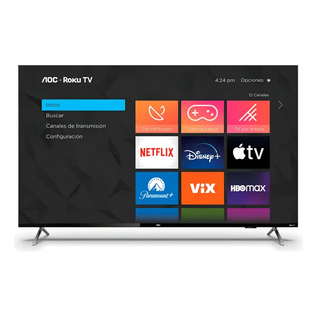 Smart Tv 50 Pulgadas 4k Ultra Hd Aoc 50u6125/77g