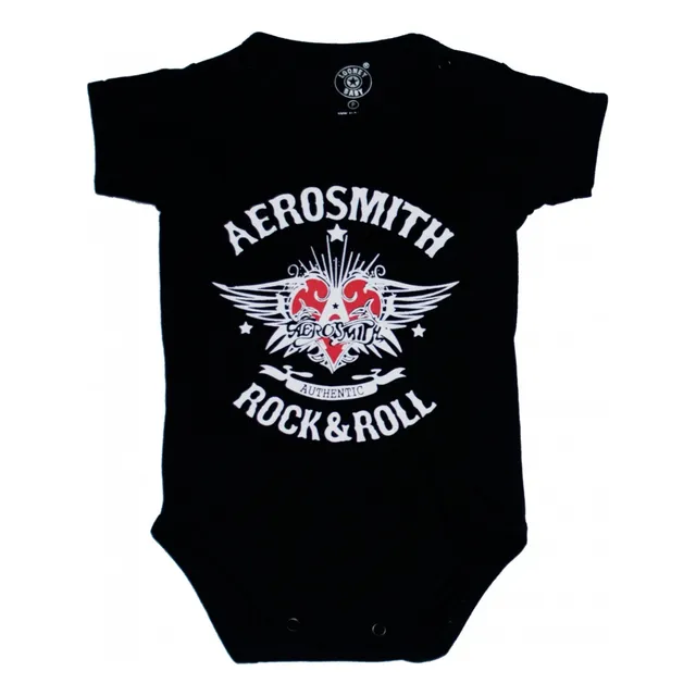 Body De Bebê Rock Roll Mesversario Temático Escolha Banda