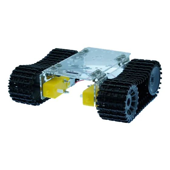 Tecneu Carro Robot Chasis De Tanque Llantas Oruga Coche Programable