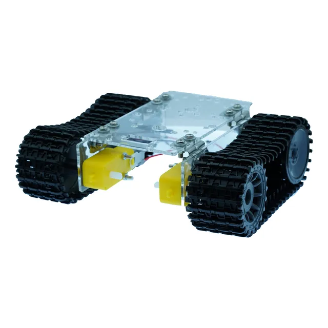 Tecneu Carro Robot Chasis De Tanque Llantas Oruga Coche Programable
