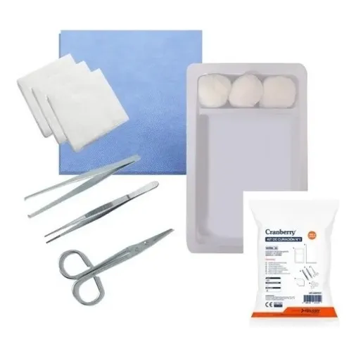 Kit De Curación Estéril Desechable Cranberry