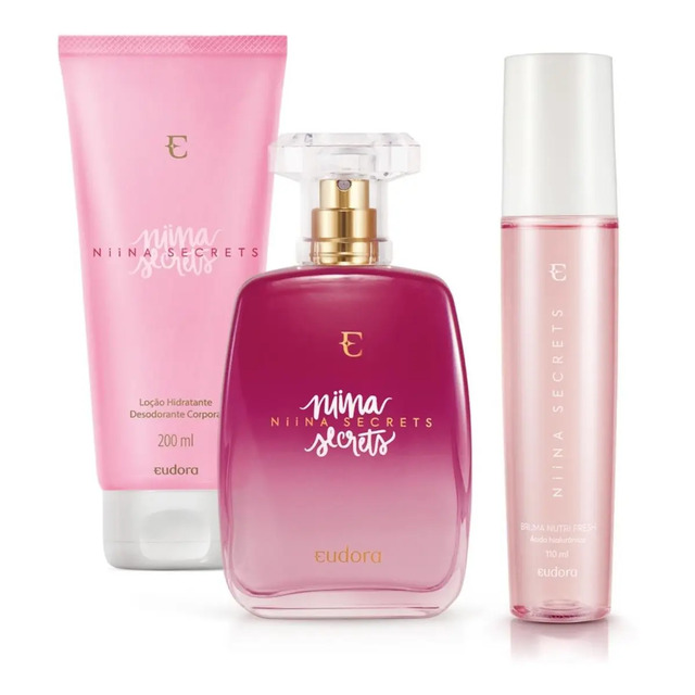 Niina Secrets: Colônia + Loção + Bruma Niina Secrets: Colônia + Loção + Bruma