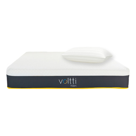 Colchón Individual Voltti Hibri + Pillow | 20cm | Memoryfoam Blanco Colchón Individual Voltti Hibri + Pillow | 20cm | Memoryfoam Blanco
