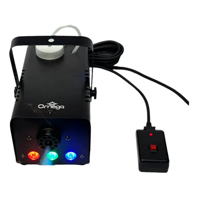 Combo Maquina De Humo 600 W Omega + 1 Litro Liquido De Humo