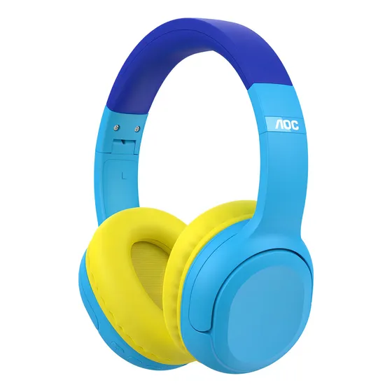 Fone De Ouvido Aoc Infantil Luccas Neto Azul Bluetooth