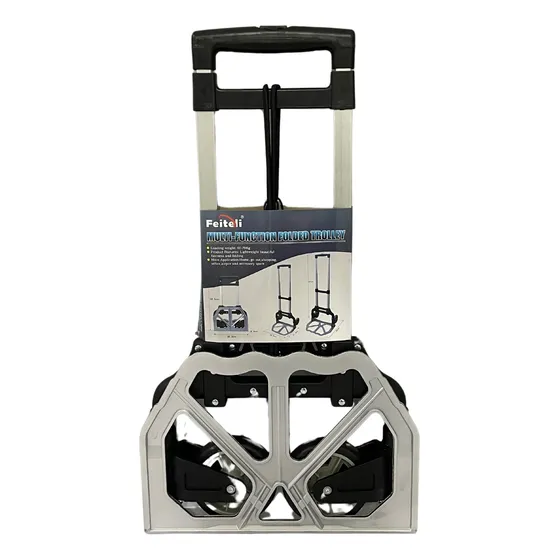 Diablo De Carga Plegable Feiteli Extensible 70 Kg Con Liga R
