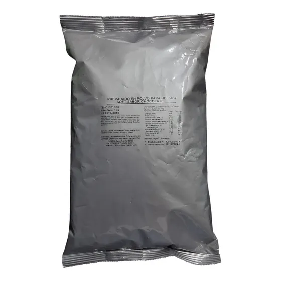 Base Soft Para Helado Sabor Chocolate 1 Kg , Agronewen