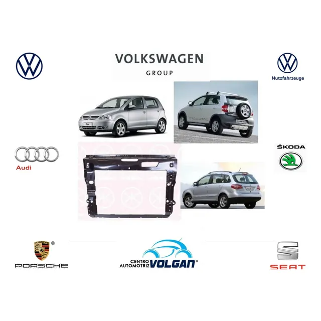 Marco Radiador Carevaca Vw Fox Crossfox Spacefox 05-10 Orig