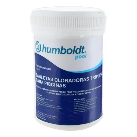 Cloro En Tabletas Para Piscinas 1 Kg Tripleaccion Humboldt