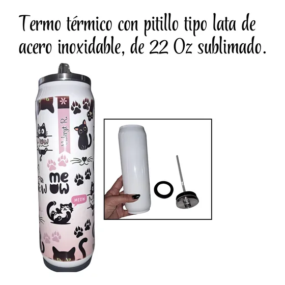 Cooler Blanco, Térmico, Tipo Lata, Personalizado