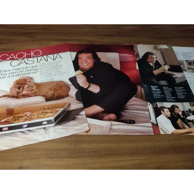 (ar767) Cacho Castaña * Clippings Revista 5 Pgs * 2011