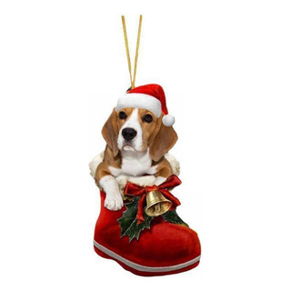 2 Adorno Navideño Con Forma De Perro Para De Estilo B 2 Adorno Navideño Con Forma De Perro Para De Estilo B