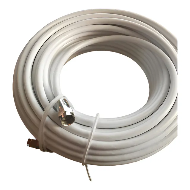 Cable Coaxil 10 Metros Direc Tv  + Conectores De Calidad