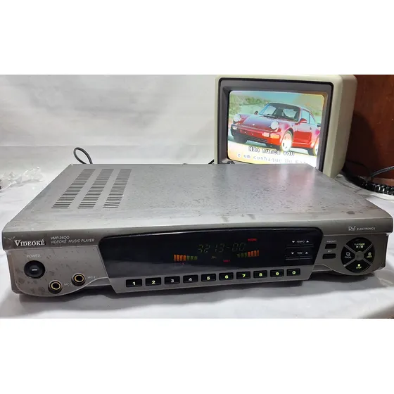 Videoke Raf Vmp 2500 Com 200 Musicas * Só Aparelho * Karaoke