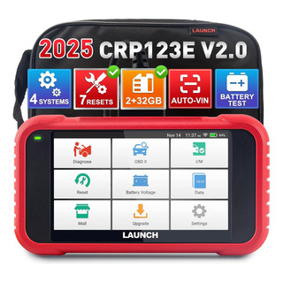 Scanner Automotriz Launch X431 Crp123e Calibra Cuerpo Aceler Scanner Automotriz Launch X431 Crp123e Calibra Cuerpo Aceler