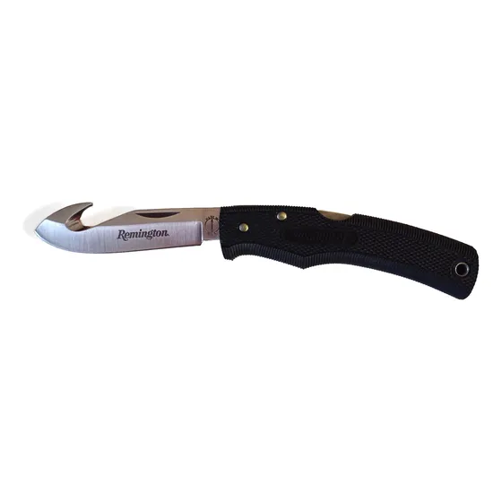 Navaja Remington Sportsman Gut Con Desgarrador Made In U.s.a Negro