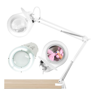 Lupa Con Luz Led Aumento 5x Brazo Articulado Para Escritorio Lupa Con Luz Led Aumento 5x Brazo Articulado Para Escritorio