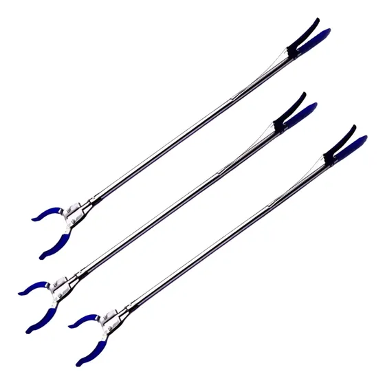 Kit 3 Pegador De Objeto Garra Mão Mecânica Braço Extensor