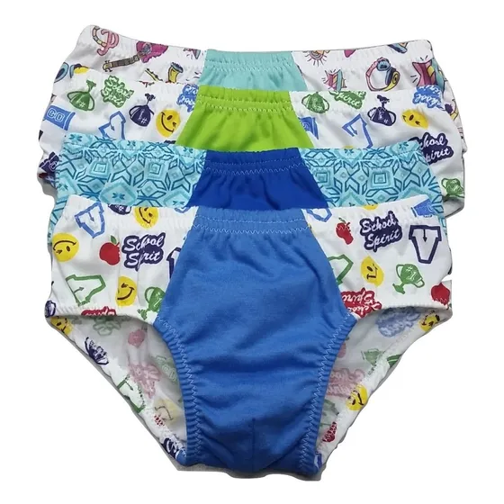 Combo De 4 Interiores Para Niños 100%algodon