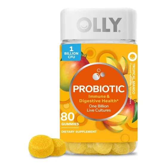 Suplemento Probiotico Mango 80 Gomitas Olly