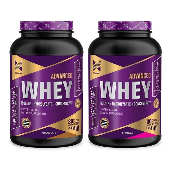 Xtrenght Advance Whey 2 Un X 2 Lb Isolate Hidrolizada